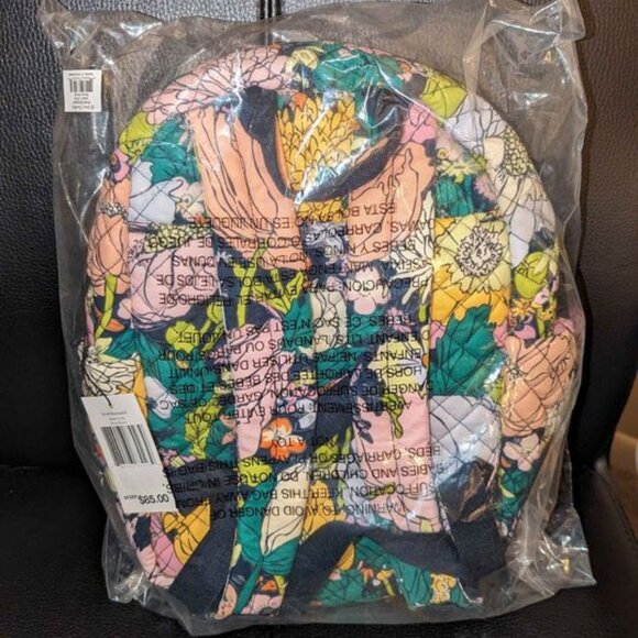 NEW UNOPENED Vera Bradley Small Backpack - Bloom Boom Floral Pattern main image 4